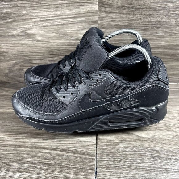 Nike Men's Black Air Max 90 Sneakers Shoe Size 12 - Picture 3 of 10